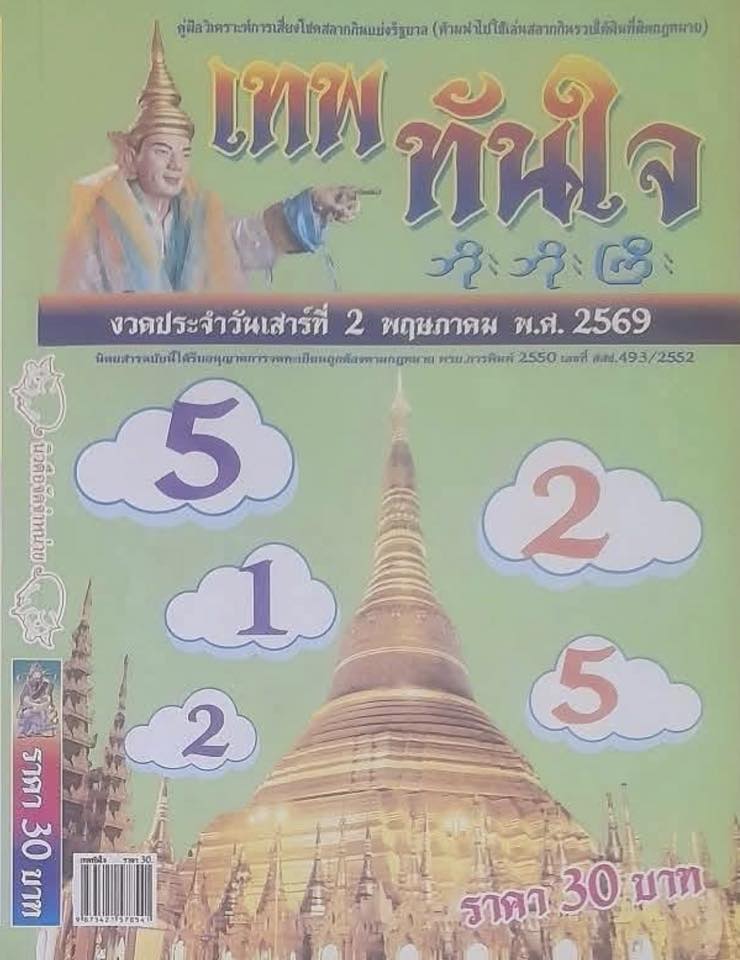 รวมเลขเด็ดหวยซองเด่นๆ แม่นๆ งวด 02/05/69