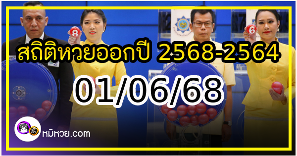 สถิติหวยออกปี 2568-2564 ย้อนหลัง