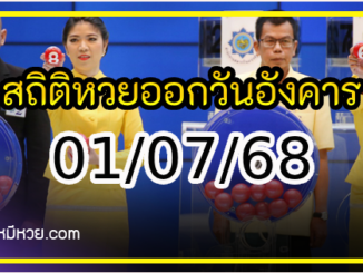 เลขเด็ดงวดนี้ สถิติหวยออกวันอังคาร