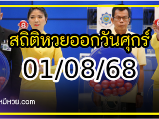 เลขเด็ดงวดนี้ สถิติหวยออกวันศุกร์