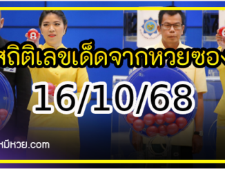 สถิติเลขเด็ดจากหวยซองที่ออกปี 2563-2568