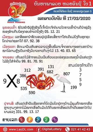 ปัญหาพารวย 17/02/2563, ปัญหาพารวย 17-02-2563, ปัญหาพารวย, ปัญหาพารวย 17 ก.พ. 2563, หวยลาว, เลขลาว