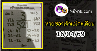 หวยเจ้าแม่ตะเคียน 16/04/69 เลขเด็ดงวดนี้